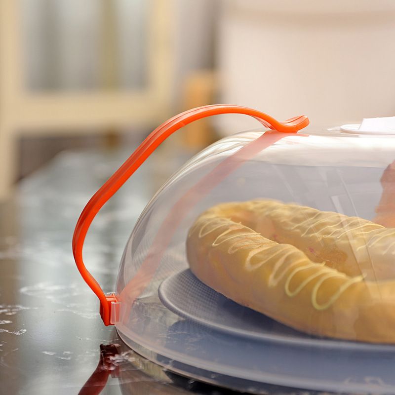 Coperchio antispruzzo per microonde in plastica trasparente ad alta temperatura per alimenti freschi e riscaldabili_voghion.com