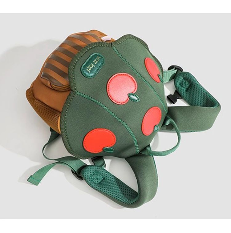 Mini mochila con forma de hongo para niños y niñas, ideal como regalo, con dibujos animados._voghion.com