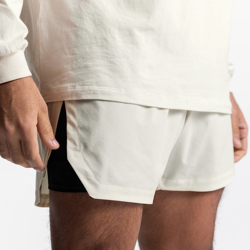 Shorts de gimnasio de 12,7 cm para hombre: malla transpirable para entrenamiento de verano (tejido elástico, secado rápido y ligero)_voghion.com