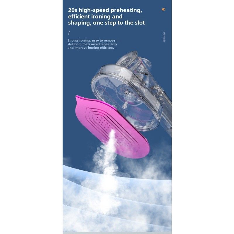 Plancha portátil colgante de modo dual - Certificación ECO | Vapor seco/húmedo para viajes en la UE_voghion.com