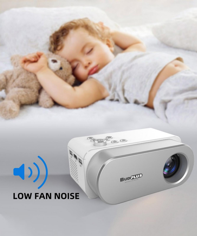 1pc High-definition Mini Lightweight Home Projector, Experience An Unprecedented Home Theater Experience_voghion.com