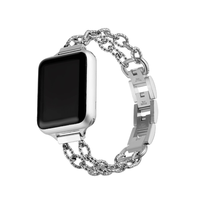Per Apple Watch Apple Watch Band Nuovo cinturino in acciaio inossidabile Apple Cerchio a doppia fila in acciaio inossidabile_voghion.com