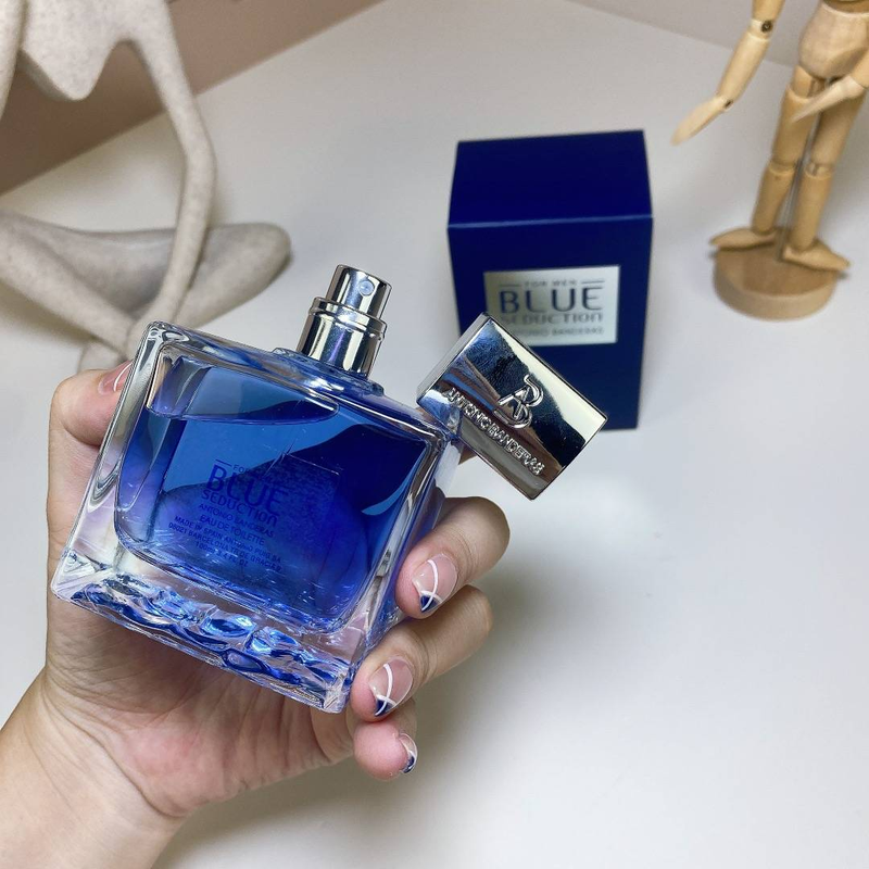 Antonio Banderas Blue Seduction, Fu Chi orientální tóny, toaletní voda s přírodním sprejem, pro muže, 100 ml_voghion.com