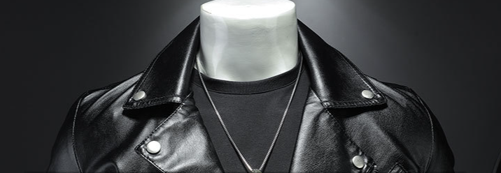 Men's Clothing Leather Jacket Handsome Leather Jacket Stand Collar Oblique Zipper Slim Fit Cycling Clothing Motorcycle Jacket_voghion.com