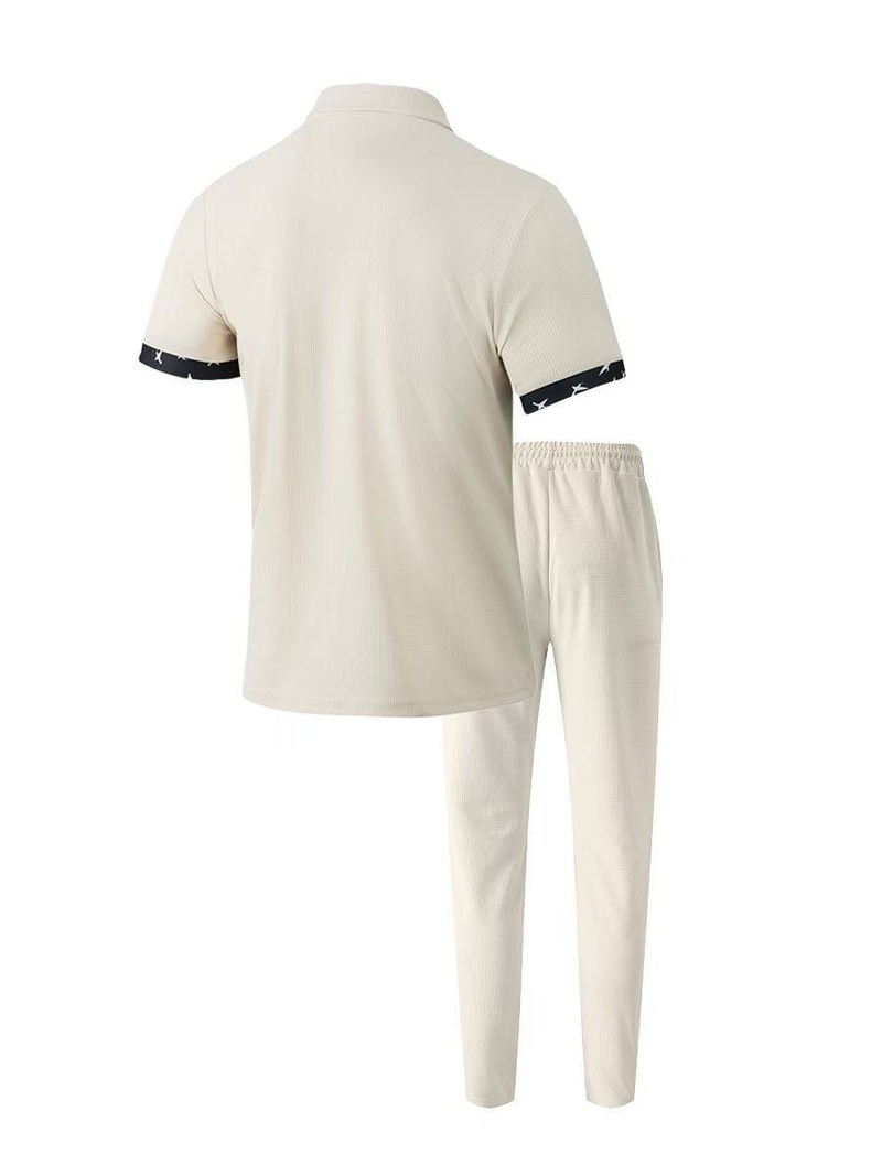 Summer Men's New Short-sleeved Trousers Two-piece Sports Fashion Leisure Suit_voghion.com