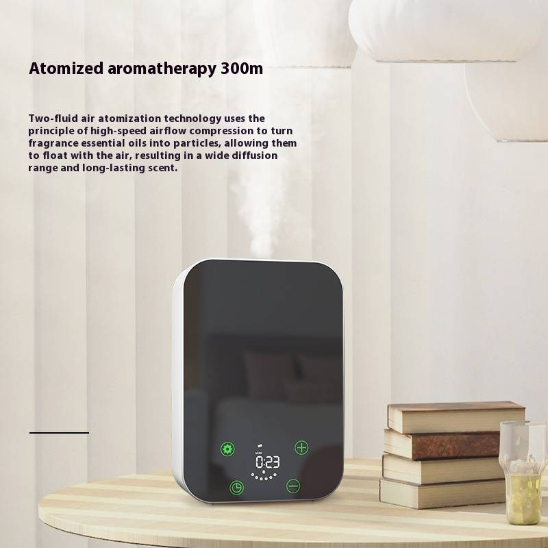 Difusor de aromas Smart Touch com Bluetooth e controle remoto - Purificador de ar, umidificador e dispensador de fragrâncias para casa, escritório e spa_voghion.com