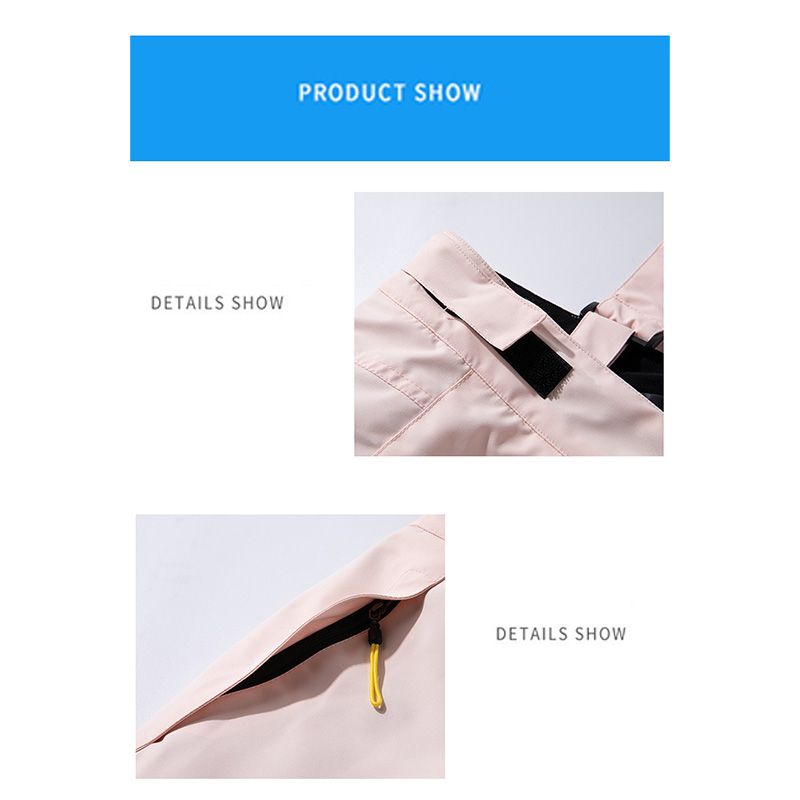 Pantalones de esquí con correa para hombre, ropa de esquí de invierno para exteriores, pantalones gruesos de una sola tabla y doble tabla._voghion.com