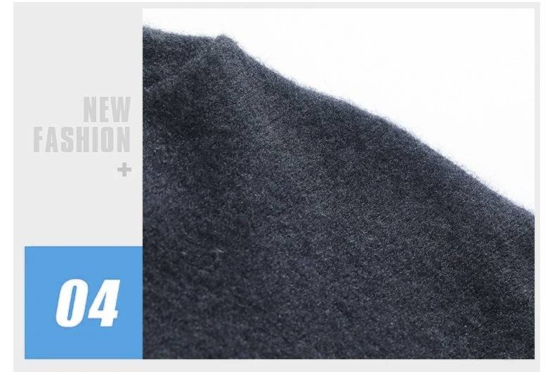Men's Casual Knit Sweater With Relaxed Fit, Round Neck Long Sleeve, Breathable & Soft, Oversized Pullover For Autumn & Winter_voghion.com