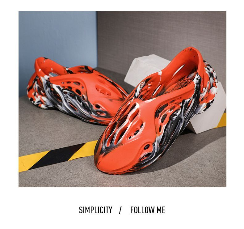 Tolle einheimische Sommersandalen, lässige Sportschuhe mit mittelgroßen Löchern, einfache, stylische Herren- und Kinderschuhe_voghion.com