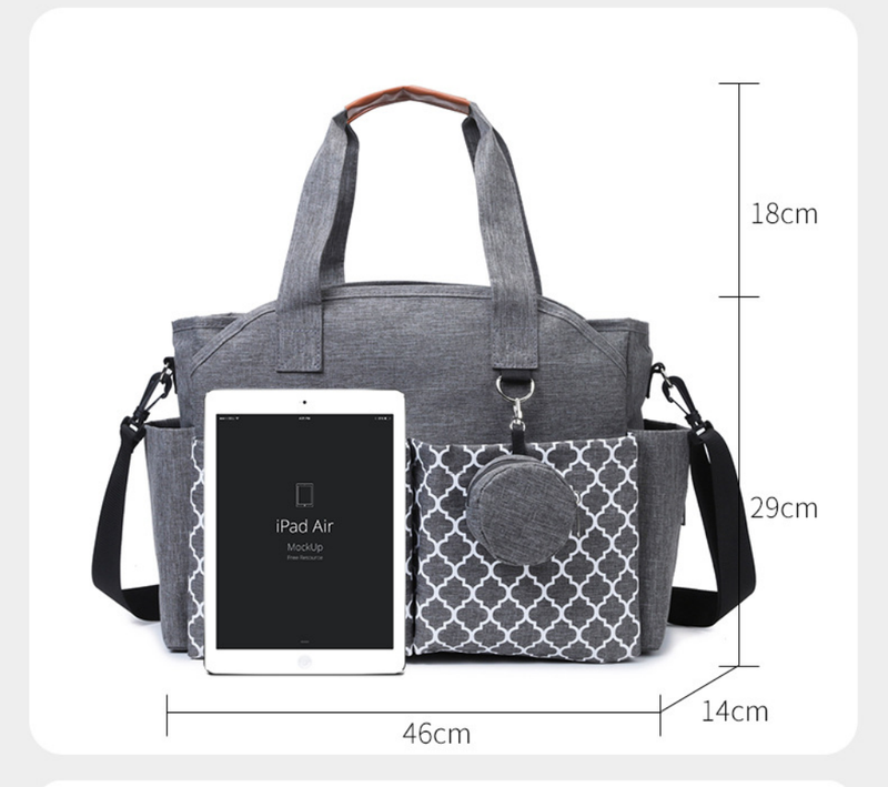 Borsa per la mamma di grande capacità per le donne, borse per pannolini per bambini, borse a tracolla per pannolini, borse per la spesa per la maternità da donna_voghion.com