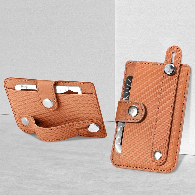 TechGlobe Smooth Multi-Functional Universal Phone Holder With Tool Blade, Insert, 3M Adhesive Back Sticker, Card Clip, Wrist Strap_voghion.com