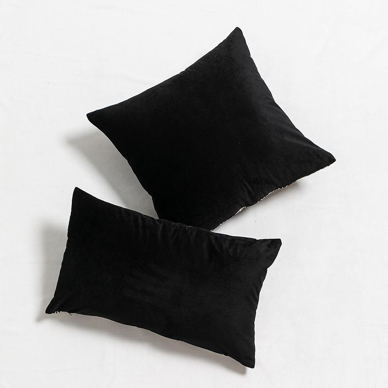 Nuovo modello di cuscino in jacquard con fiori a foglia, cuscino per divano, cuscino per comodino_voghion.com