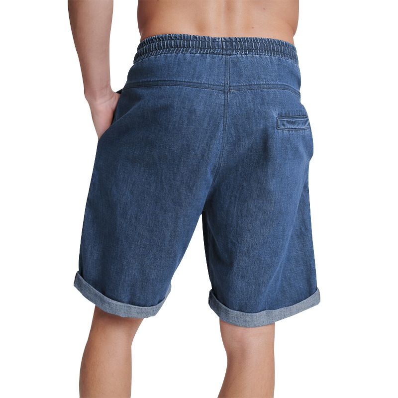Short d'été décontracté pour homme, entièrement en coton, de qualité imbattable, capri de sport imprimé tendance, grande taille_voghion.com