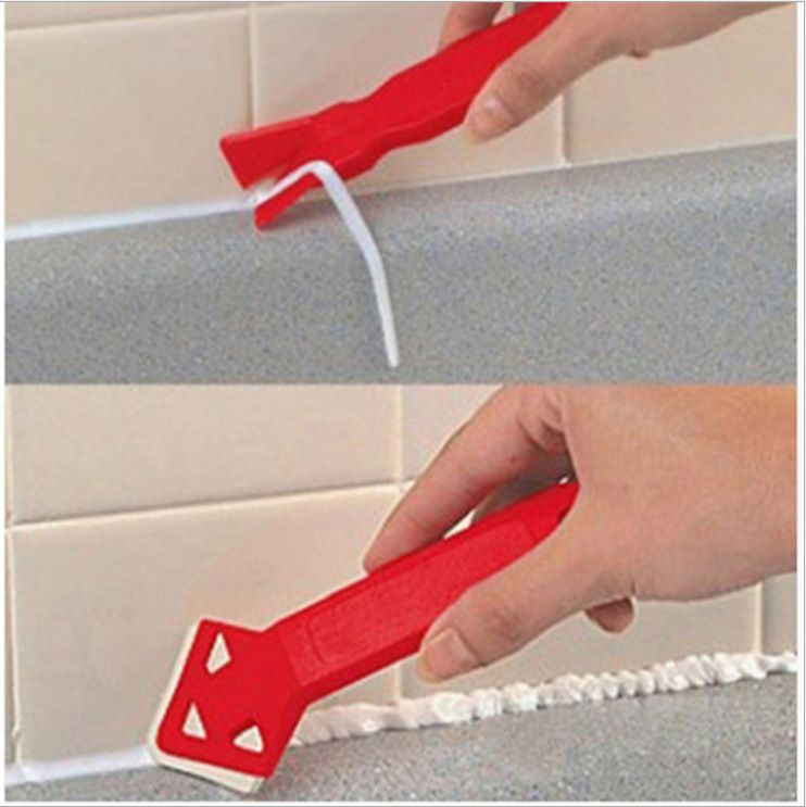 Silicone scraper grouting tool internal angle scraper plastic shovel tool dent repair small scraper_voghion.com