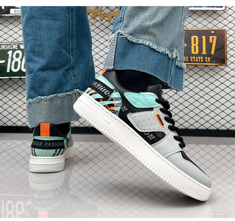 p9Neue trendige, vielseitige weiße Schuhe aus Leder mit Nischendesign für Herren, atmungsaktive Freizeit-Sneakers für Männer_voghion.com