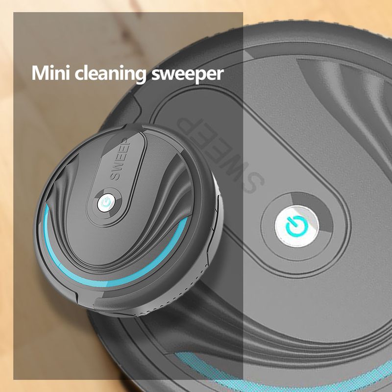Intelligens padlórobot porszívó, csendes seprőtisztító, automatikus irányváltás, otthoni seprőrobot-kiegészítők_voghion.com
