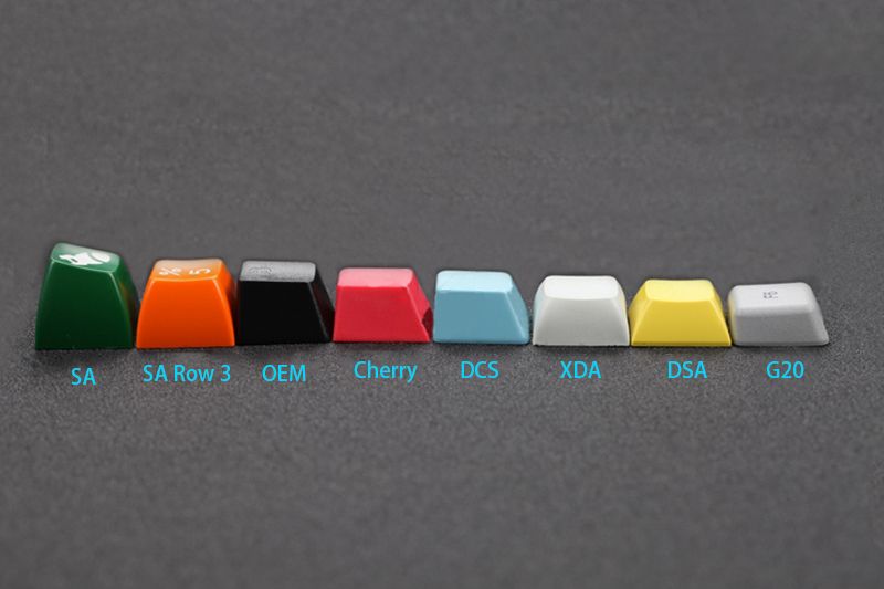 Dsa1x Gravürsüz PBT Kısa Top Kapak Monokrom Nical Klavye_voghion.com