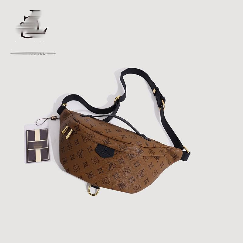 Moda retrò Marsupio da donna nuova borsa a tracolla da donna con borsa a tracolla di grande capacità_voghion.com