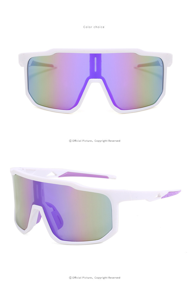 Lunettes coupe-vent unisexes Cycg pour l'extérieur, grand cadre, cycg, ski, alpinisme, route, vélo de montagne, lunettes de sport pour femmes_voghion.com