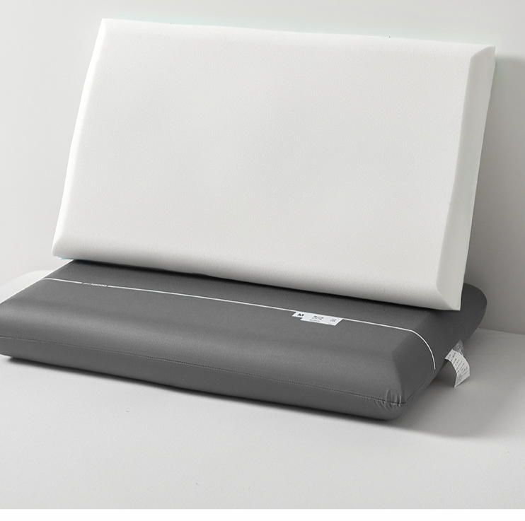 Dyp søvnpute, design for side- og ryggsviller, ortopedisk livmorhalsform holder forsiktig hodet og gir nakkestøtte og lindre skuldersmerter_voghion.com