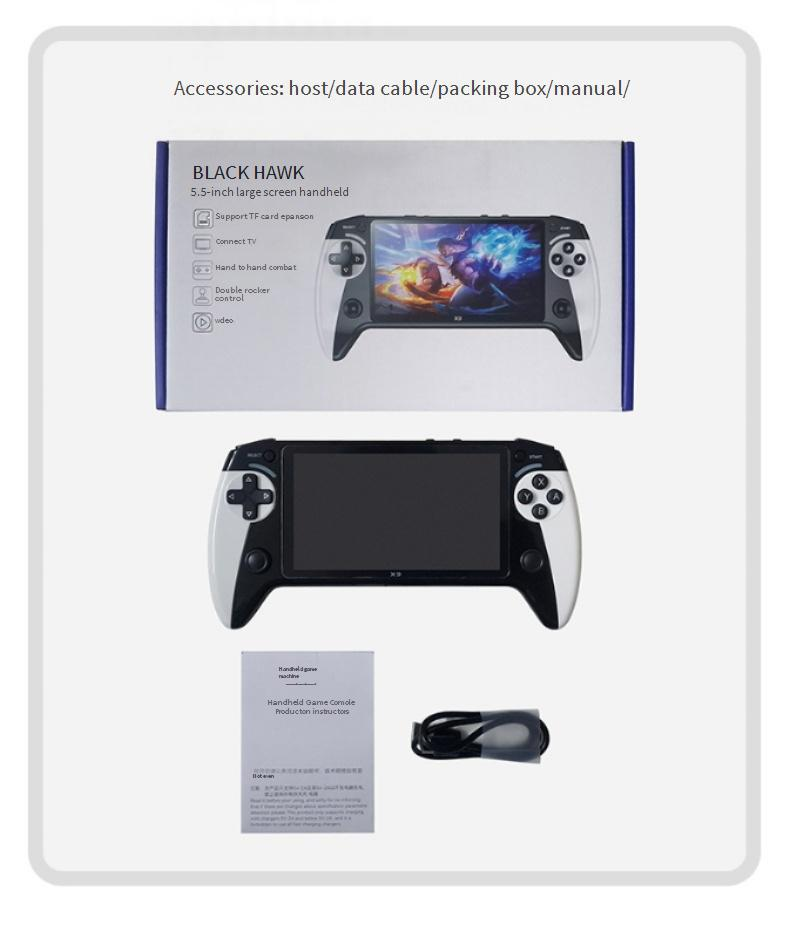 Video Consoles X9 Game Console 5.5 Inch Screen Arcade 8 Simulator Handheld Retro_voghion.com