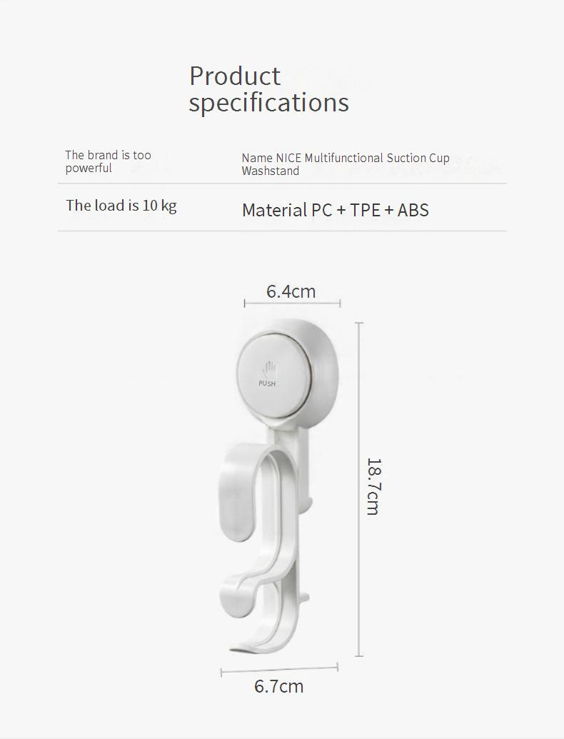 Waschbeckenhalter fürs Badezimmer – Saugnapf-Wandhalterung ohne Bohren (faltbar und verstellbar, passend für Eimer und Schüsseln für Babybadewannen – starker Klebstoff)_voghion.com