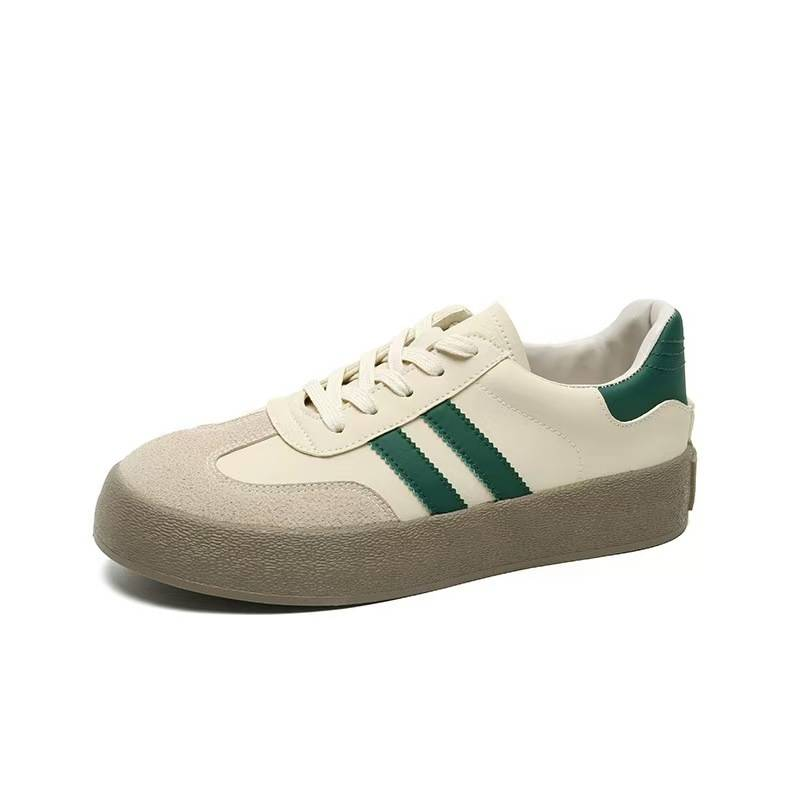 Retro-Casual-Sneaker für Herren – Klassische Low-Top-Schnürschuhe mit dicker Sohle, atmungsaktivem Obermaterial aus PU-Leder, leicht und bequem für den täglichen Gebrauch_voghion.com