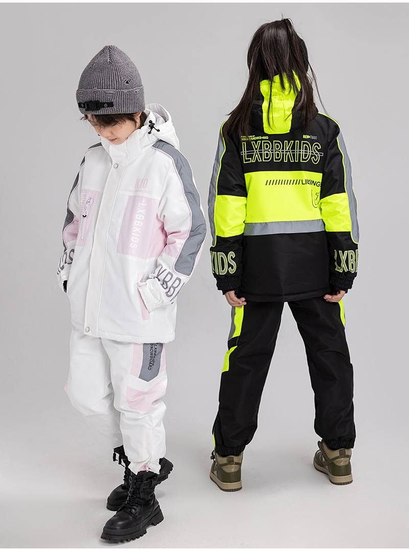 NOKO - Nuevos trajes de esquí para niños y niñas, chaquetas de esquí de invierno para exteriores, resistentes al viento, repelentes al agua, cálidas y gruesas._voghion.com