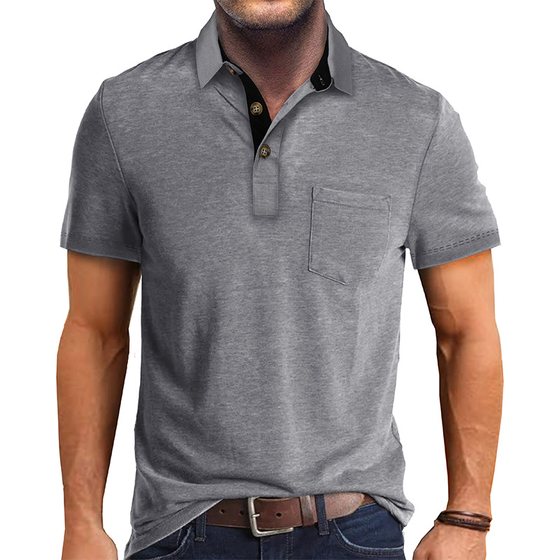 2024 sommar kortärmad t-shirt herr pikétröja Topp pikétröja_voghion.com
