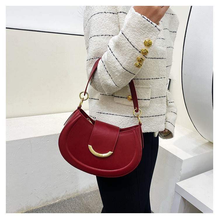 Bag Women's 2023 New High-end Niche Design Popular All-match Handbag Simple underarm single shoulder Messenger bag_voghion.com