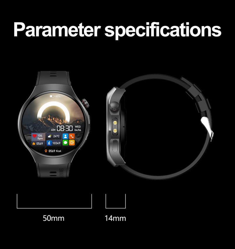 New Outdoor Sports Smart Watch Men Riding Running Fitness IP68 Waterproof LED Lights Bluetooth Call Smartwatch For Android IOS HUAWEI_voghion.com