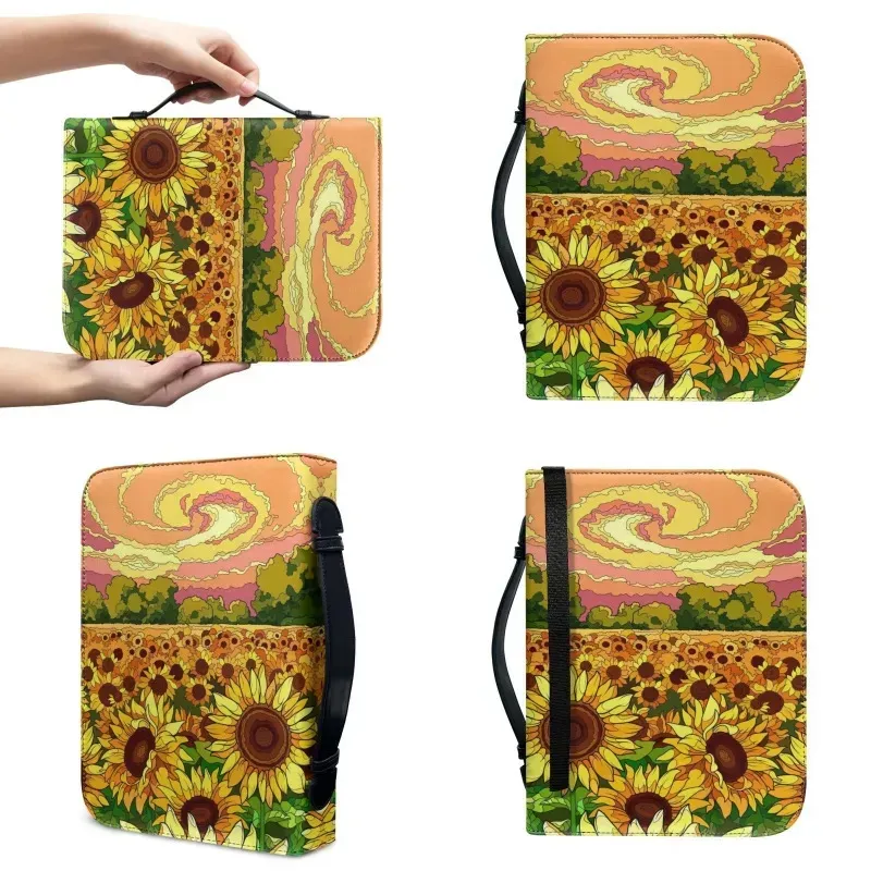 Borse da sera classiche in pelle con stampa biblica per donna, borse con manico con cerniera, custodia personalizzata per il trasporto e lo stoccaggio_voghion.com