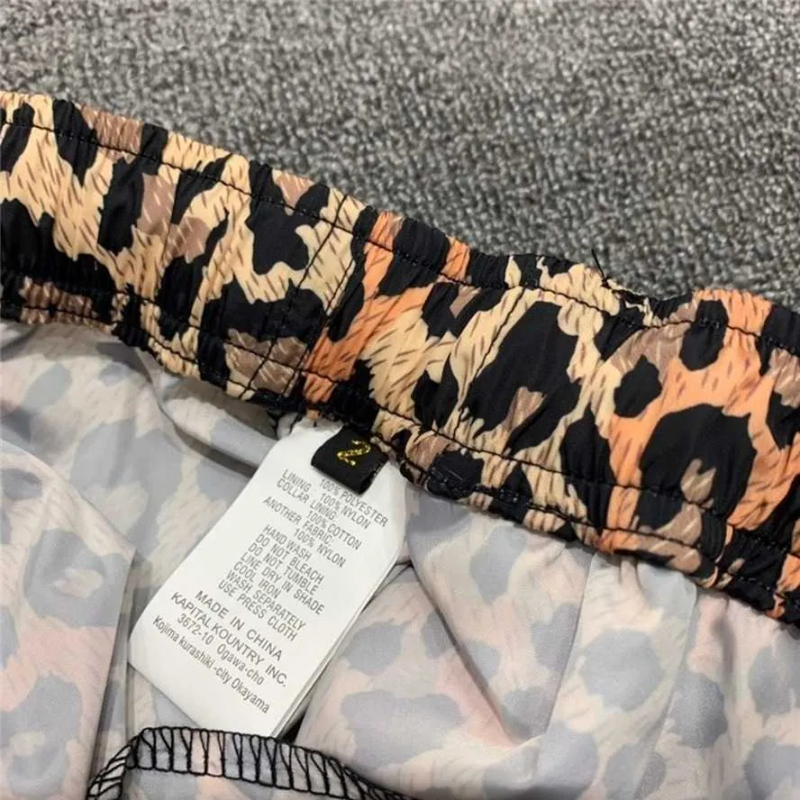 Heren Kapital Heren Dames 1 Beste kwaliteit Luipaardprint Sneldrogend Shorts Ademend Zomerstijl Casual rijbroek T221129_voghion.com