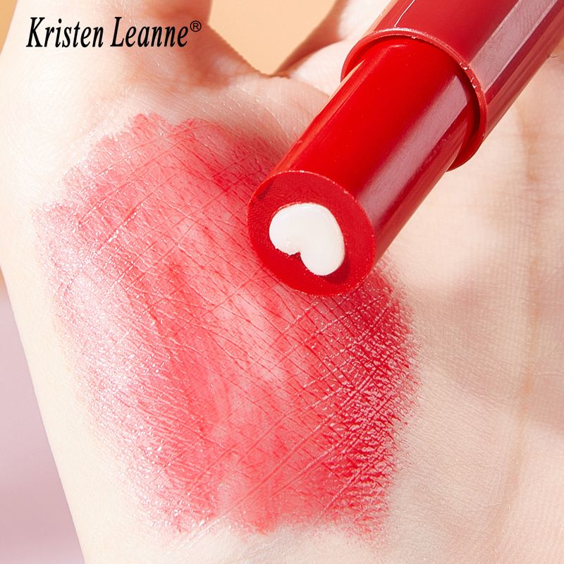 Bedst sælgende sort teknologi spejllåse vand kærlighed sandwich fugtgivende læbepomade læbefyldende lys farve læbestift_voghion.com