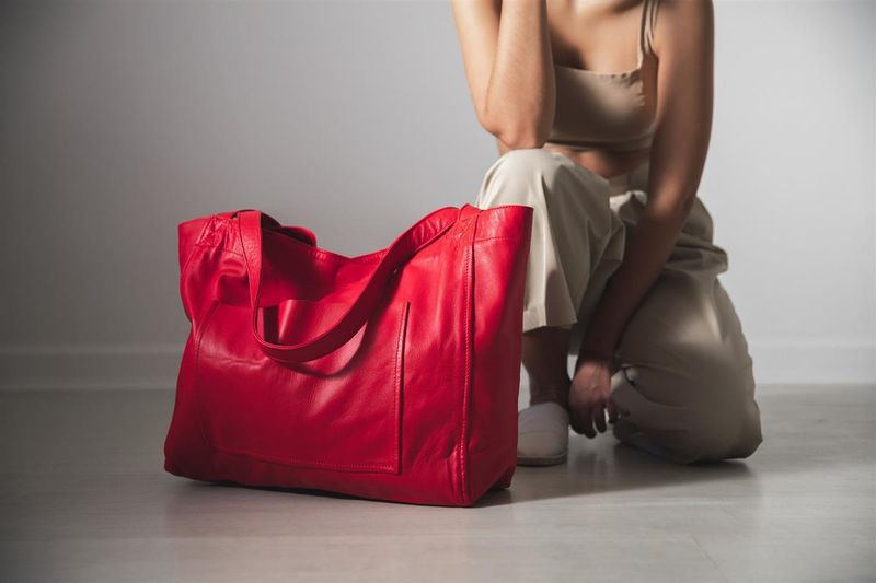 Mit Damen Tasche weiches Hand Schulter Retro Öl Wachs Leder große Kapazität 2023 neue Einkaufstasche Frauen_voghion.com