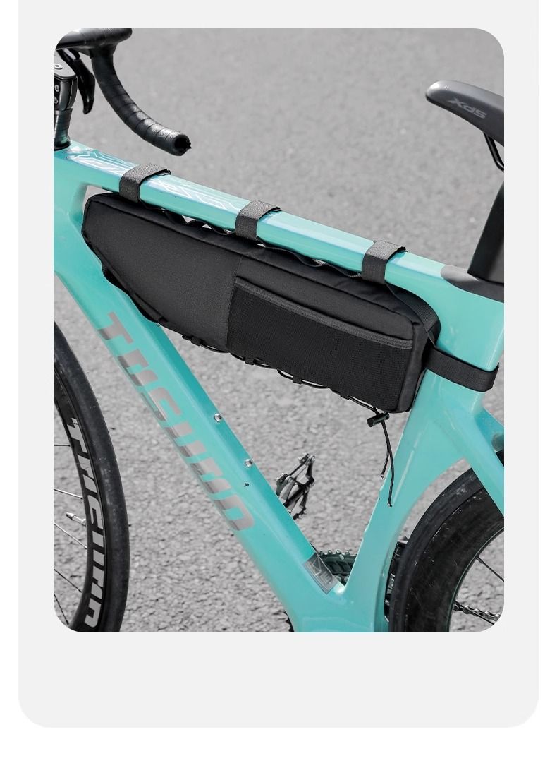 Sport și divertisment Geantă pentru biciclete de șosea, impermeabilă, cu tub inferior, cu bară frontală, geantă pentru biciclete de munte, capacitate mare_voghion.com