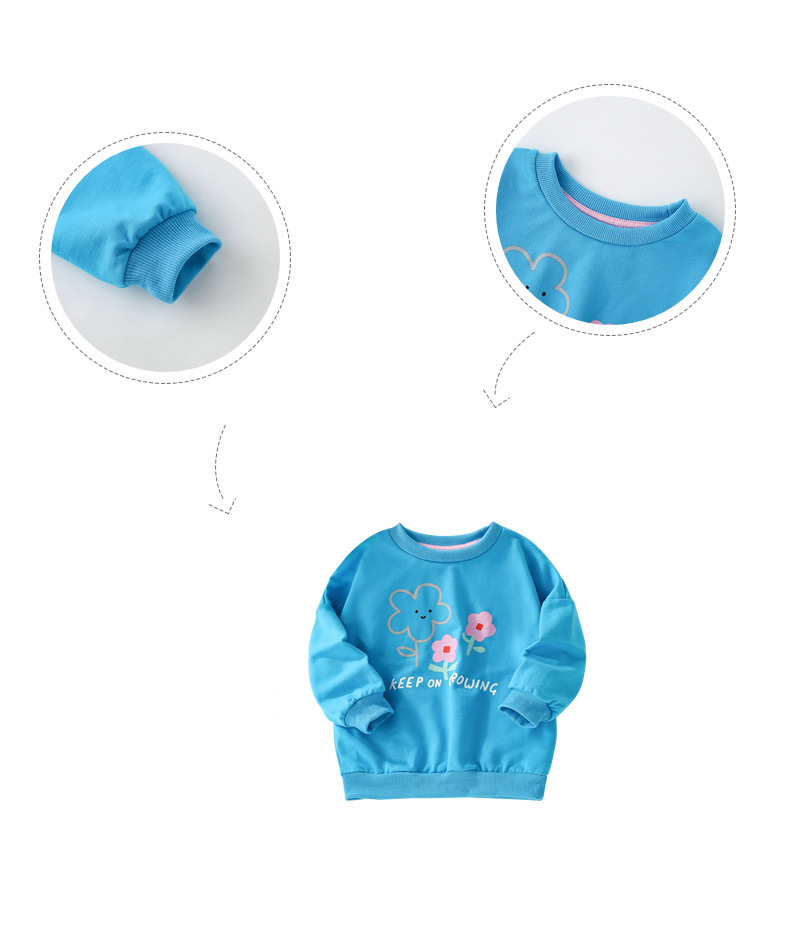 Felpa con cappuccio da bambina Top da bambino a maniche lunghe girocollo Abbigliamento Abbigliamento per bambini autunnali e invernali_voghion.com