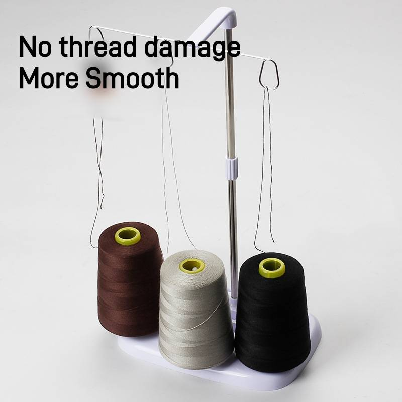 Neu Hause Nähmaschine Gewinde Halter 1 stück Verbesserte Rand Locking Maschine Triple Gewinde Halter_voghion.com