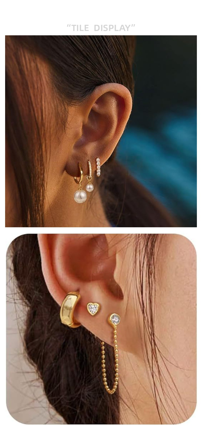 Women's Jewelry Real Gold Brass Electroplated French Retro Tassel Inlaid Zircon Earrings Ladies High End Sense Set_voghion.com