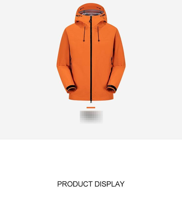 GBT32614 Zertifizierte wasserdichte Unisex-Wanderjacke – Winddichter und atmungsaktiver Regenmantel für Skifahren, Camping und Outdoor-Abenteuer_voghion.com