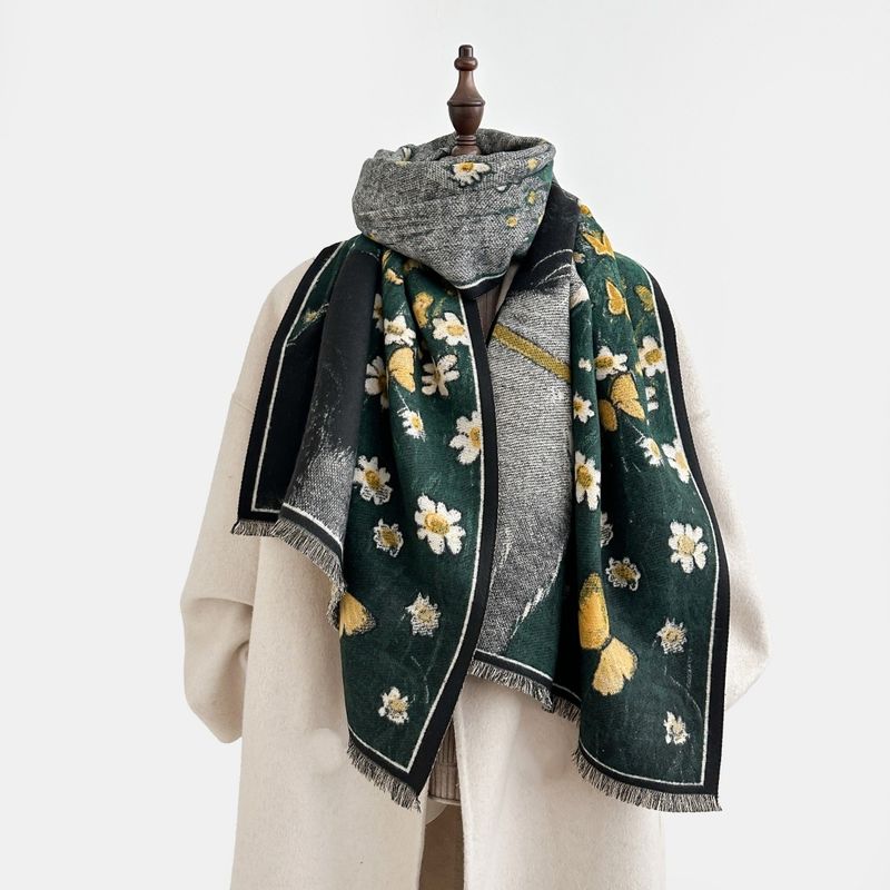 Großer Winterschal, niedlich und süß, Schal im Katzenstil, warmer Schal für Damen im Herbst und Winter, Schal für klimatisierte Räume_voghion.com