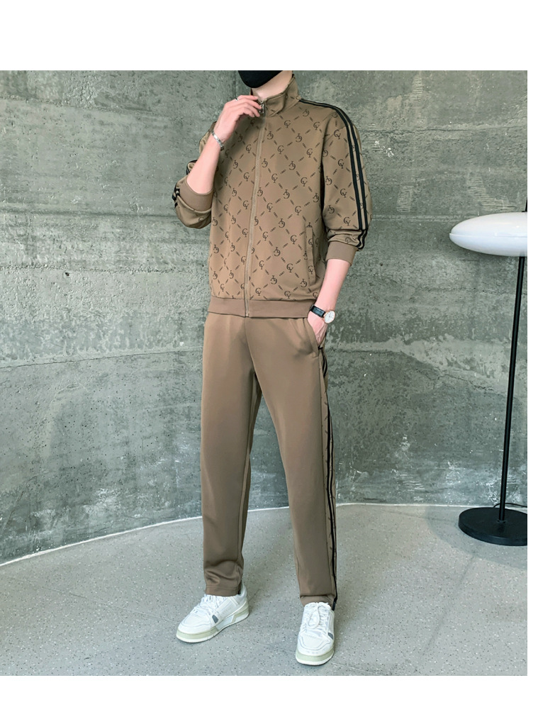 Herren-Kapuzenpullover und Hose für Herbst 2023, neues, modisches, bedrucktes, trendiges Marken-großes, lässiges, zweiteiliges Sport-Set_voghion.com
