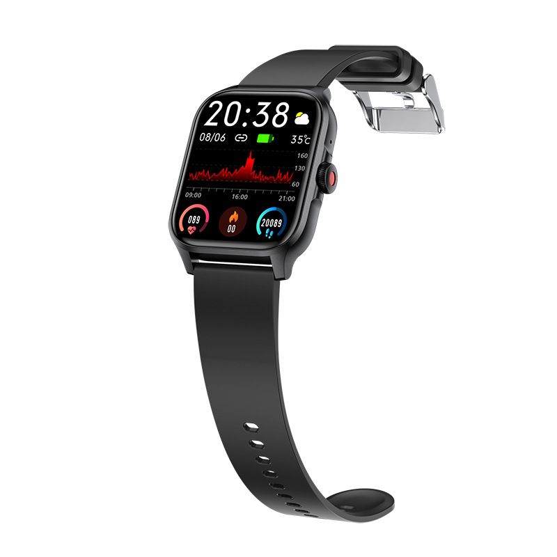 Braccialetto MX09 Frequenza cardiaca Pressione ossigeno nel sangue Temperatura corporea Monitoraggio del sonno Promemoria chiamate Smart Sports Contapassi_voghion.com