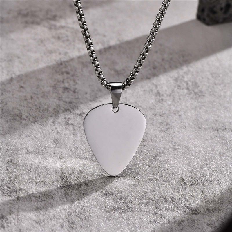 2025 New Arrivals New LetAPI men's pendant, vintage stainless steel guitar necklace_voghion.com