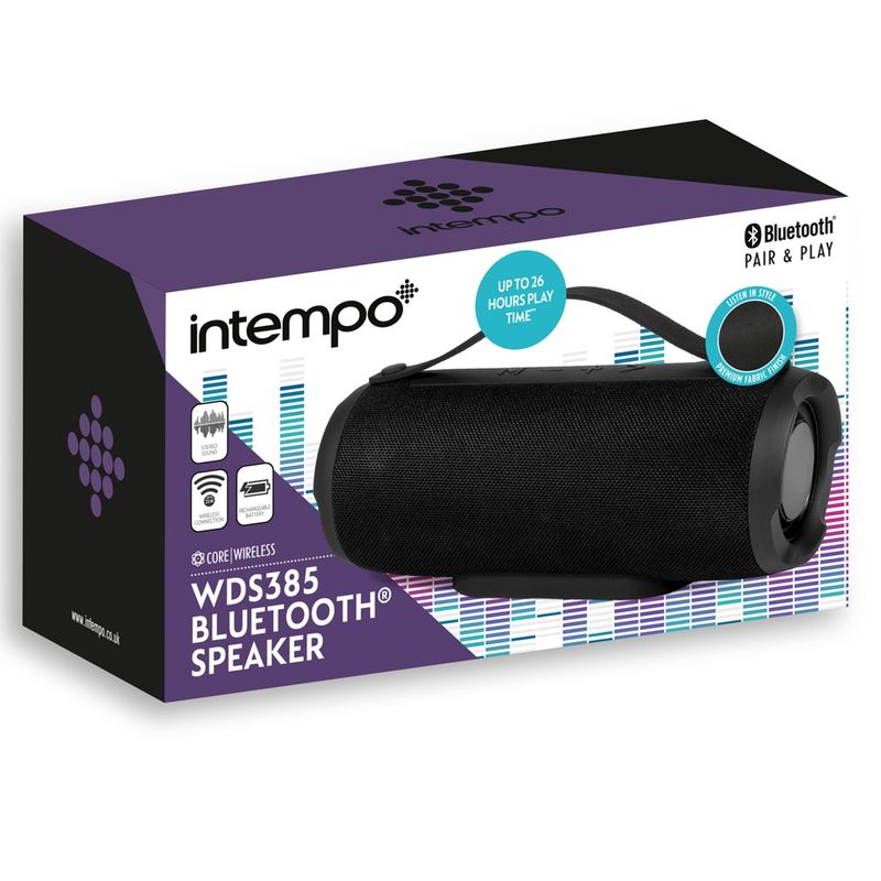 Intempo Wireless Portable Bluetooth Fabric Speaker USB Charging Cable_voghion.com
