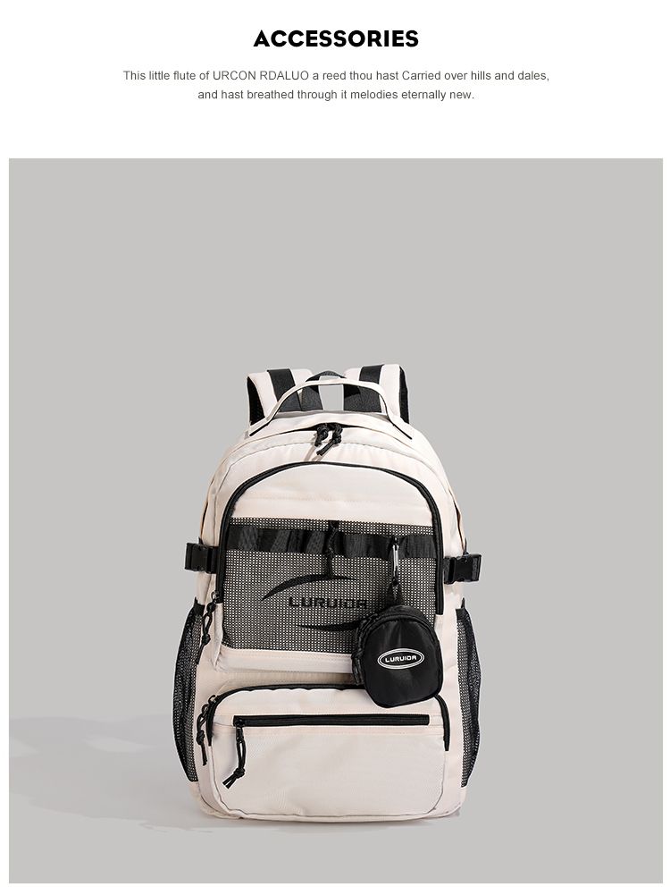 Sac d'école léger et de grande capacité pour femme, idéal pour les voyages de courte distance et les voyages en plein air, idéal pour les lycéens et les étudiants._voghion.com