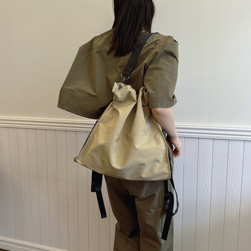 Zaino da viaggio in tela da donna, stile coreano, casual, di grande capacità, da ascella, 2024, nuovo_voghion.com