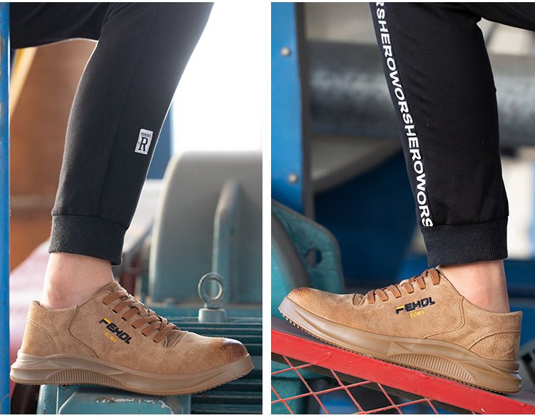 Scarpe antinfortunistiche in acciaio baotou anti-sfondamento anti-piercing resistenti all'usura suola morbida e confortevole vecchie scarpe antinfortunistiche scarpe antinfortunistiche da lavoro_voghion.com