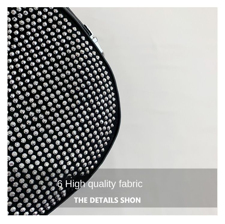 Borsa a tracolla in pelle PU con diamanti a catena per donna, borsa a tracolla estiva da donna, borsa a tracolla tinta unita_voghion.com