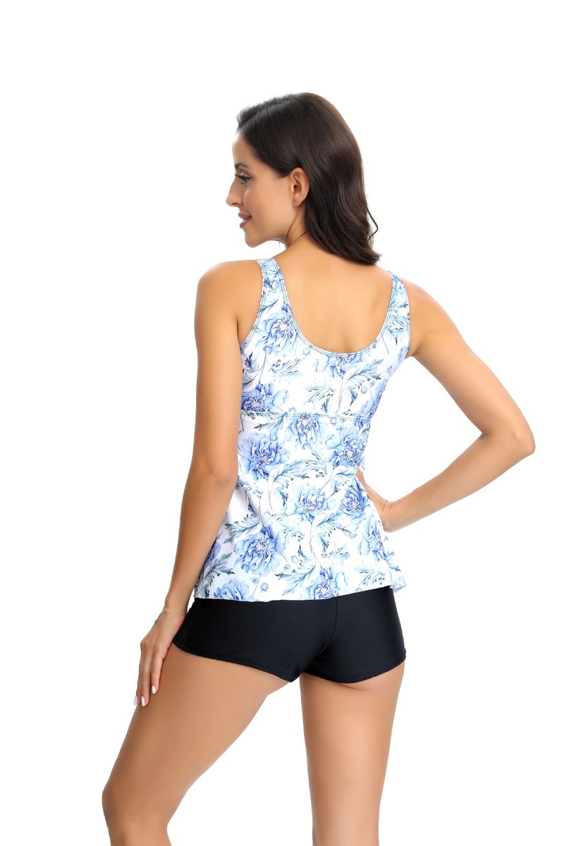 Ženska oblačila, nabrano večbarvno krilo, kratke kratke hlače, tankini obleka_voghion.com